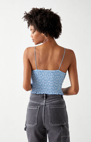 Smocked Bodice Cami Top Smocked Bodice Cami Top image number null