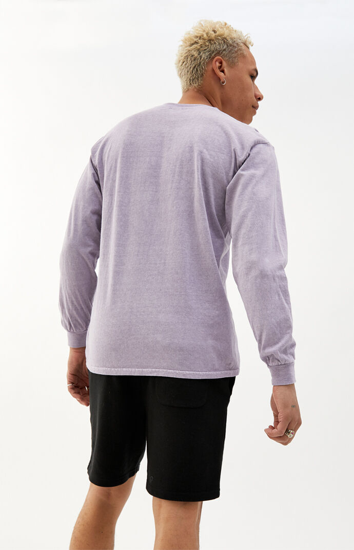 Sea Fog Vintage Wash Pocket Long Sleeve T-Shirt