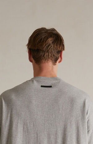 Dark Heather Oatmeal Long Sleeve T-Shirt image number 5
