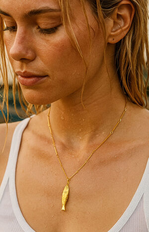 Adoni Fish Pendant Necklace image number 2