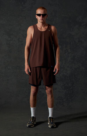 Active Brown Standard 2-In-1 Shorts image number 2