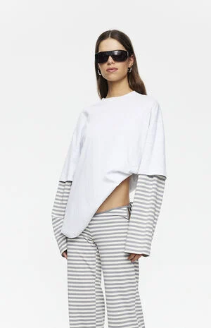 Bottega Layered Long Sleeve Top image number 2