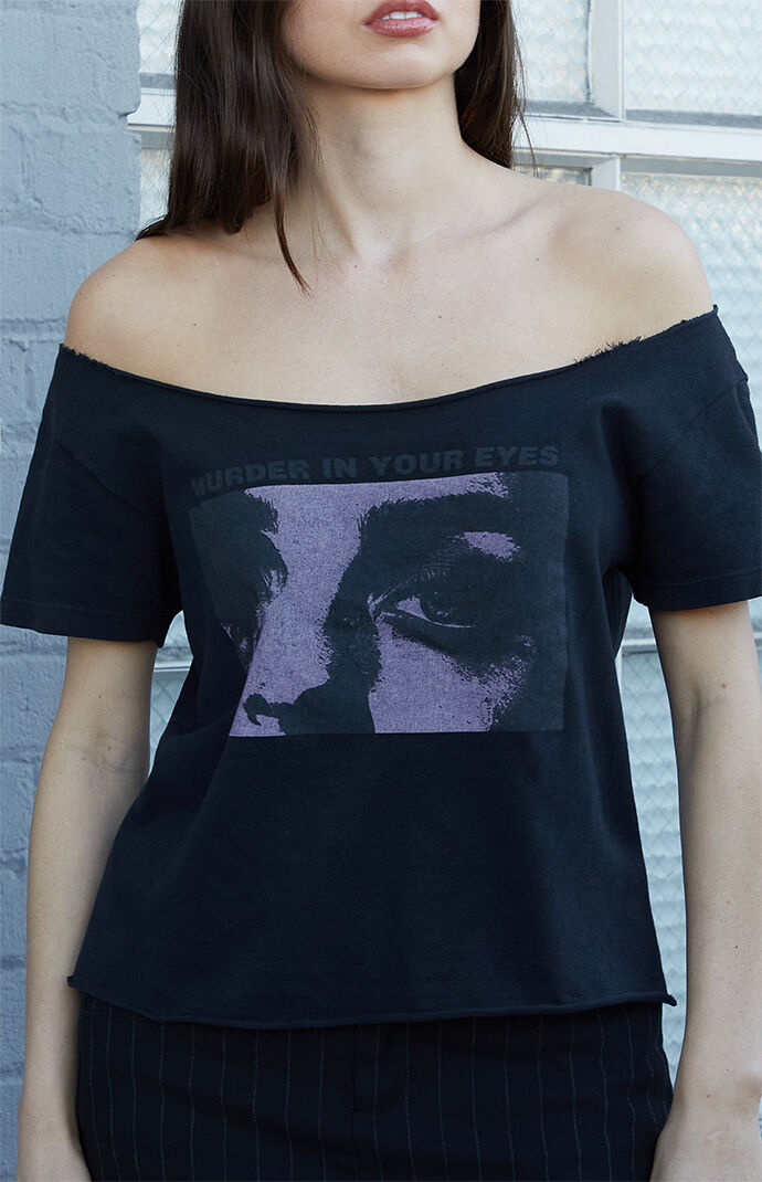 John Galt Ashlyn Chill Since UK Off-The-Shoulder T-Shirt