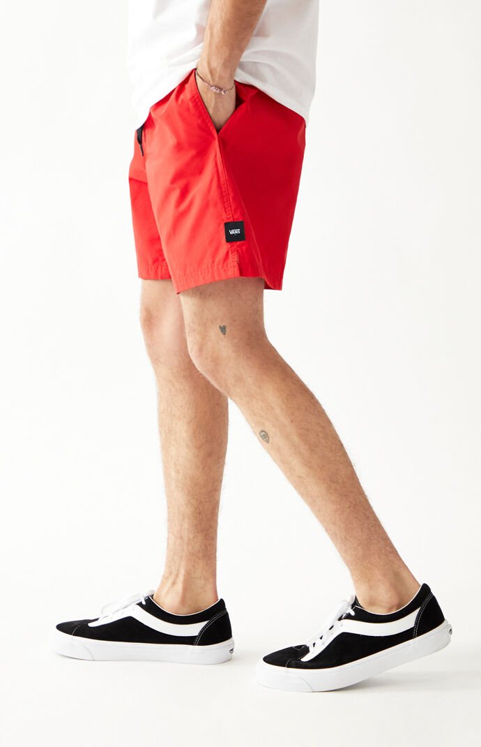 Red Primary Volley Shorts