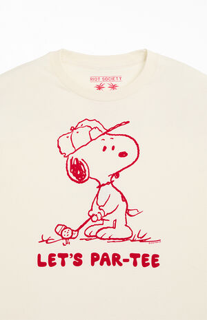 Snoopy Let's Par-Tee T-Shirt image number 2