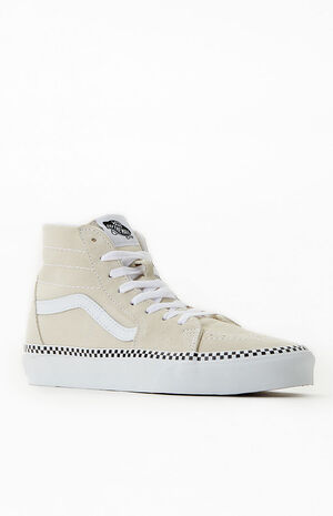 Sk8-Hi Tapered Checkerboard Foxing High Top Sneakers image number 1