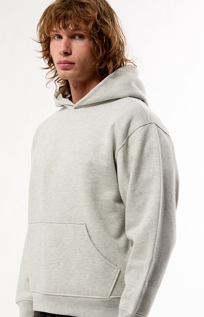 Pacsun Heather Grey Snow Wash Hoodie