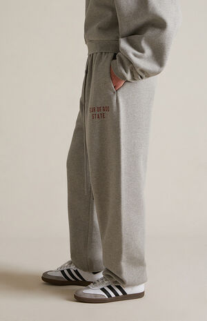 Women's Dark Heather Oatmeal Sweatpants image number 4