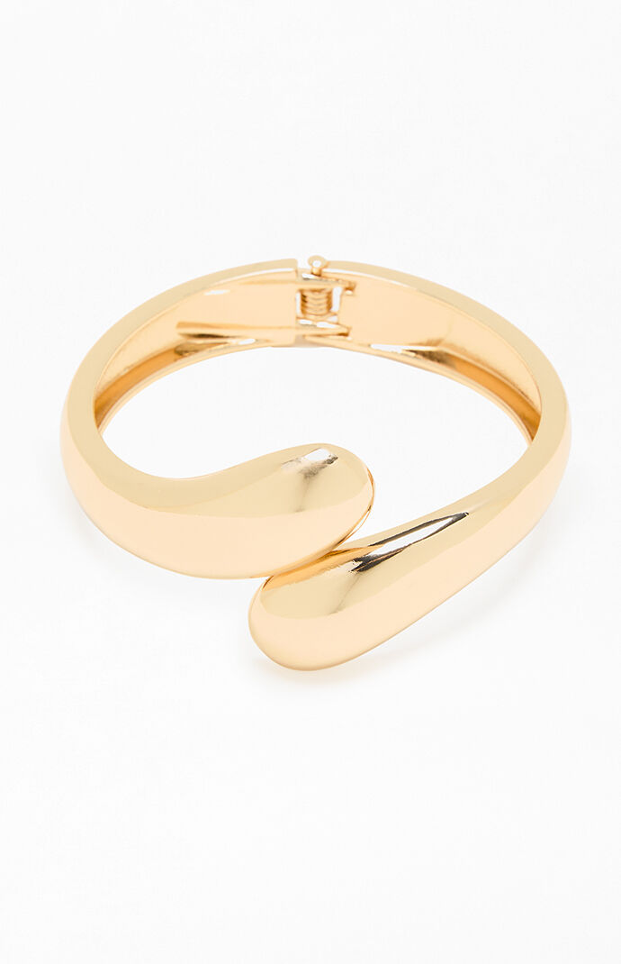 Ivy Gold Metal Cuff Bracelet