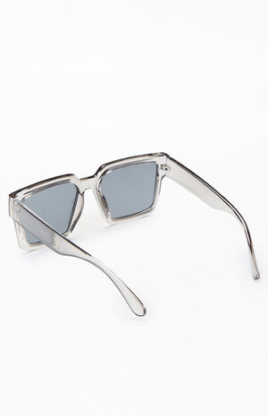 Clear Jake Square Sunglasses image number 2