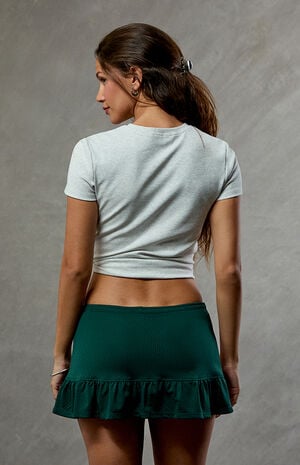 Miami Hurricanes Ruffle Mini Skort image number 4