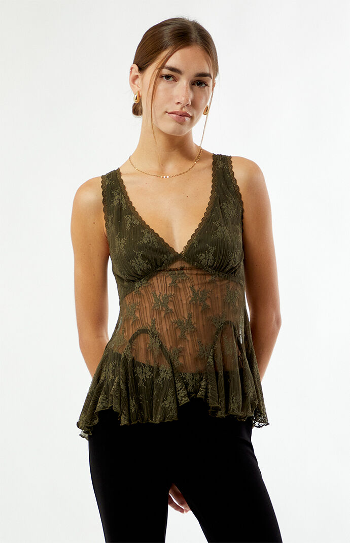 Beverly and Beck Romee Lace Tank Top | Pacsun