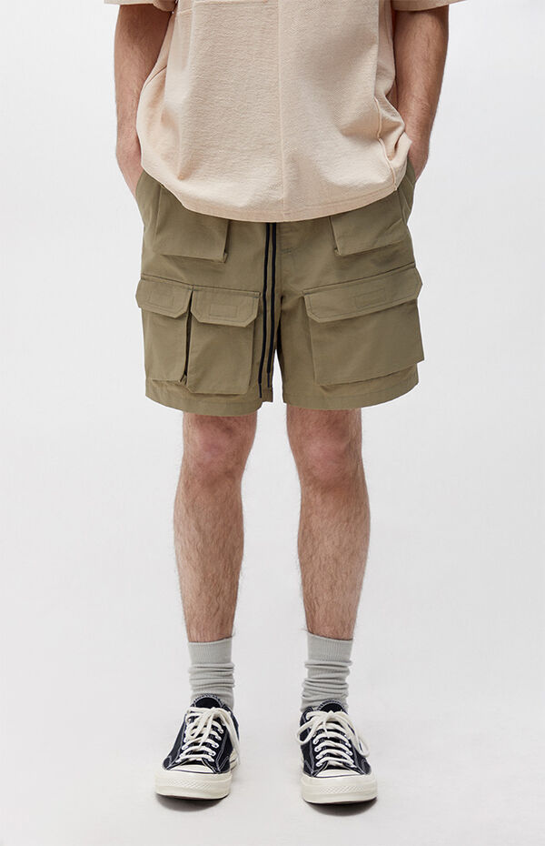 Nylon Front Pocket Shorts