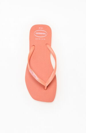 Women's Rust Slim Square Flip Flop Sandals image number 4