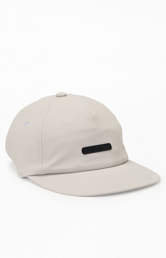 Fear of God ESSENTIALS Vintage Black 5-Panel Nylon Hat