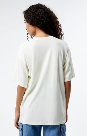 Cursive Overlay Oversized T-Shirt image number 3