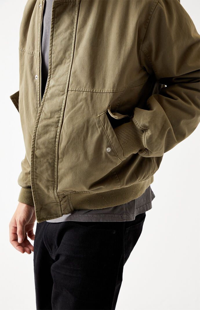 Patched Bomber Jacket