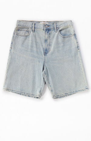 Tinted Baggy Denim Shorts