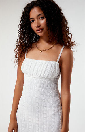 Bustier Lace Trim Mini Dress image number 2