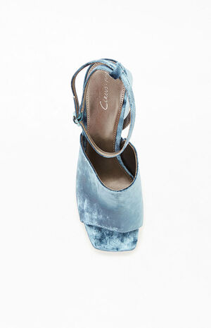 Women's Blue Miranda Block Heels image number 5