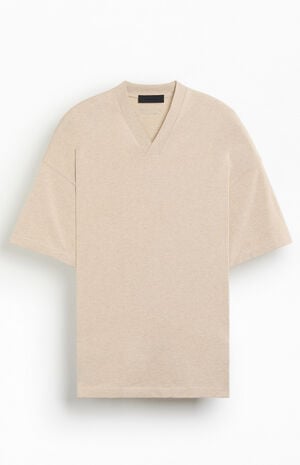 Gold Heather V-Neck T-Shirt image number 1