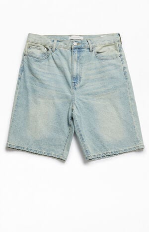 Tinted Baggy Denim Shorts