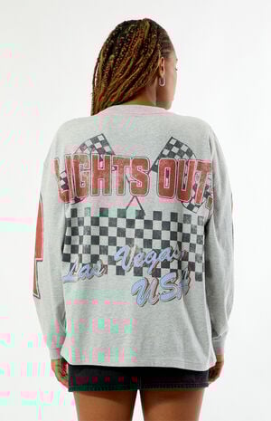 x Pacsun Las Vegas Lights Out Long Sleeve Oversized T-Shirt image number 3