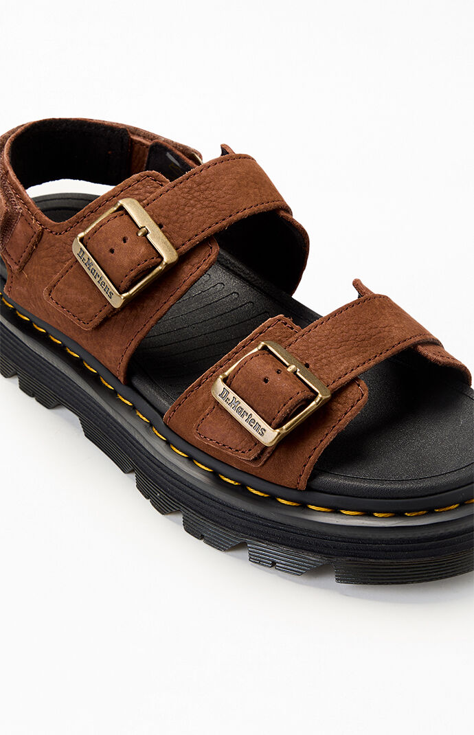 Dr Martens Women's Zebzag Suede Platform Sandals | Pacsun