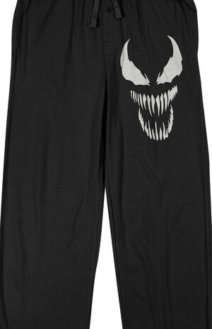 Marvel Comics Venom Face Pajama Pants image number 2