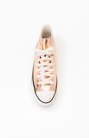 Kids All Star Metallic High Top Shoes image number 5