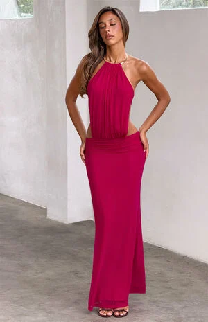 Evanna Halter Maxi Dress image number 1