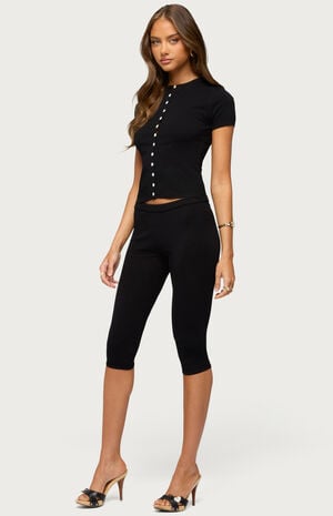 Vanessa Knit Capri Pants image number 4