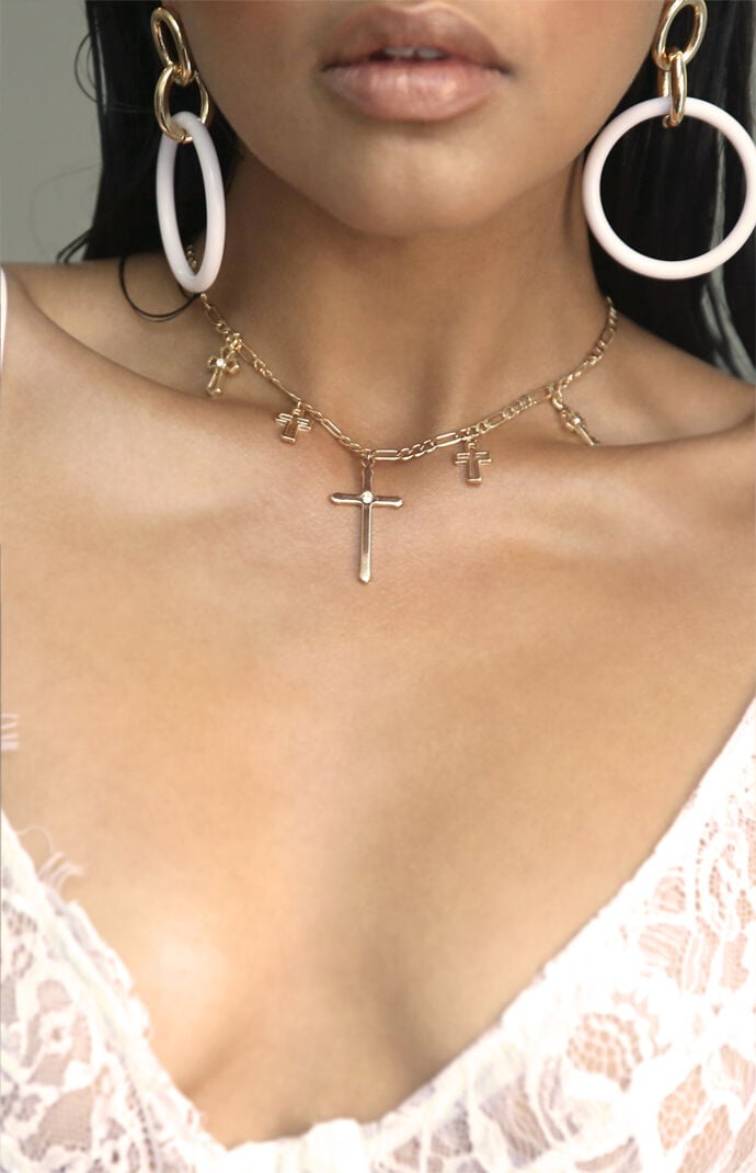 Multi Cross Necklace