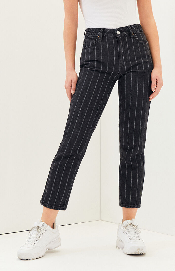 jeans with black stripe