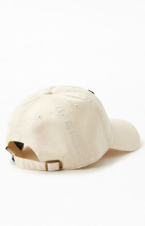 Natural Dodgers Clean Up Strapback Dad Hat image number 2