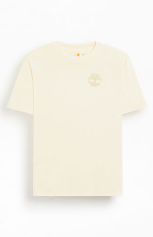 Cream Garment Dye T-Shirt image number 2