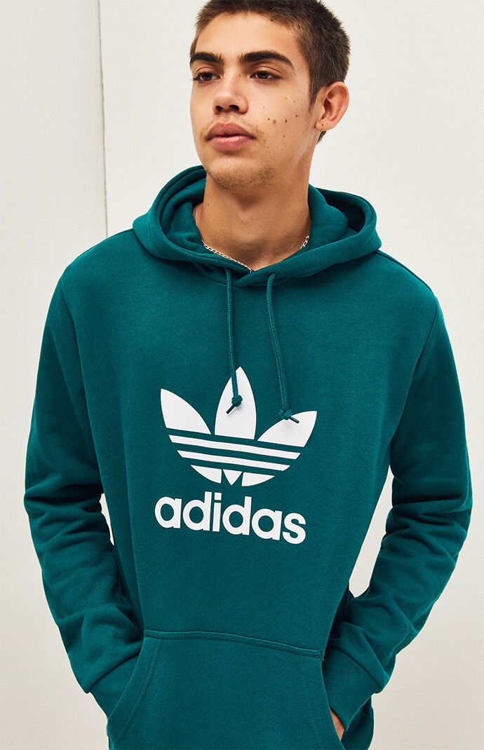 adidas hoodie turquoise