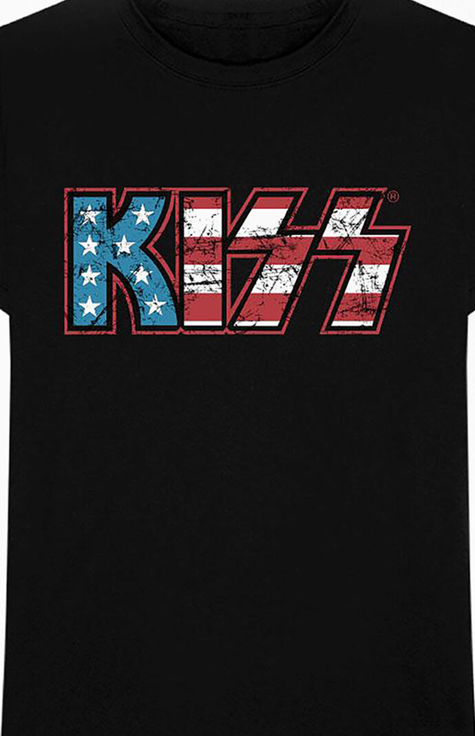 Kiss Distressed Americana T-Shirt