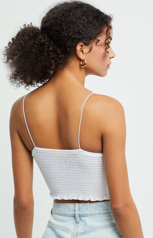 Smocked Bodice Cami Top image number 2