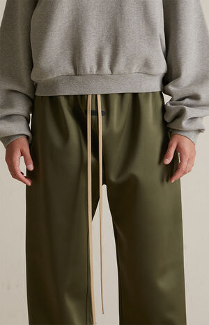 Women's Military Satin Sweatpants image number 5