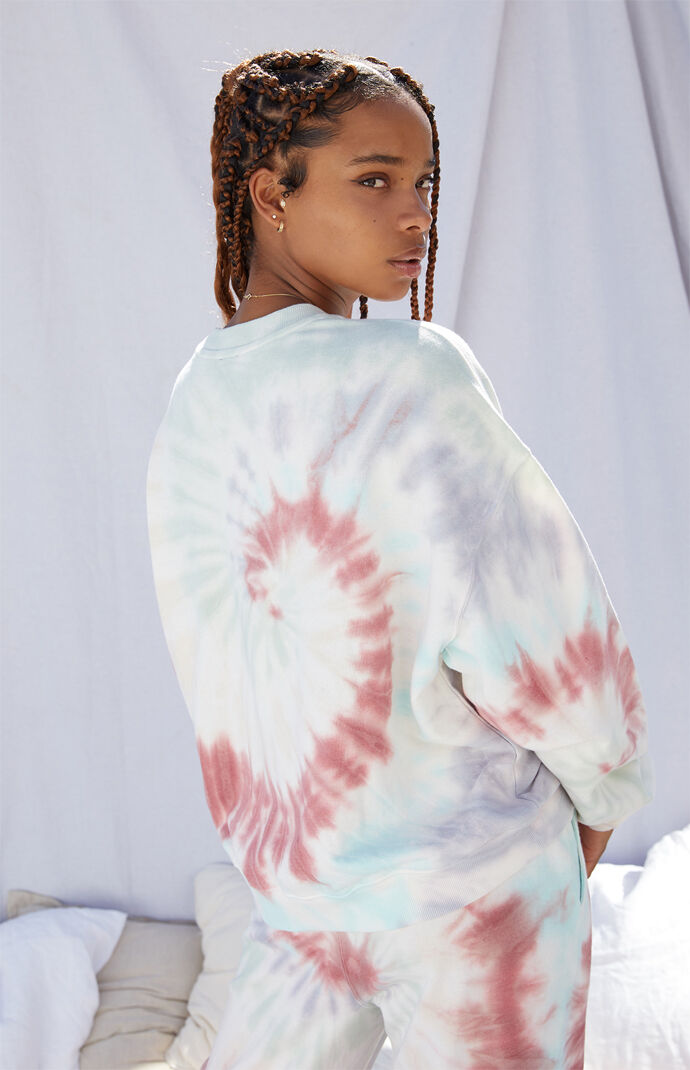 Tie-Dyed Campus Sweatshirt