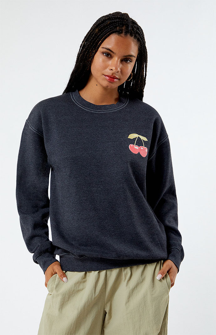 Cherry crewneck new arrivals