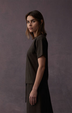 Women's Off Black T-Shirt image number 3