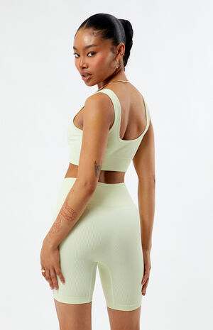 Active Seamless Ribbed Sports Bra image number 3