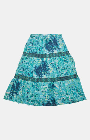 2000s Floral Midi Skirt image number 1