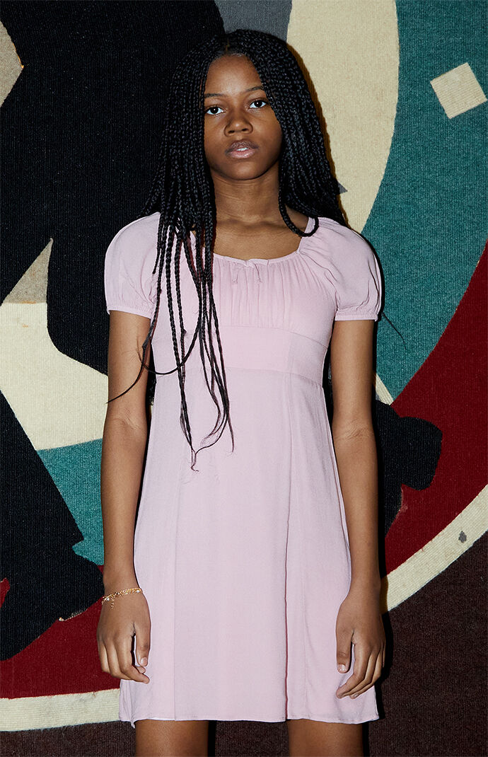 Pacsun Kids Mauve Mini Dress