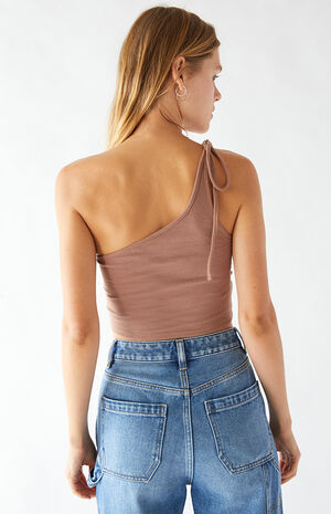 Eco One Shoulder Tank Top image number 3