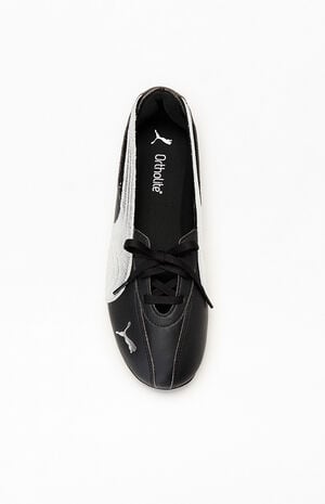 Women's Black and Silver Speedcat Ballet Nova Sneakers image number 5