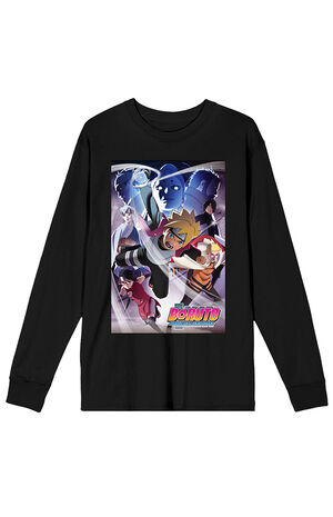 Boruto Uzumaki With Rasen Long Sleeve T-Shirt image number 1