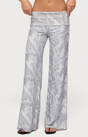 Cammy Wide Leg Foldover Pants image number 1